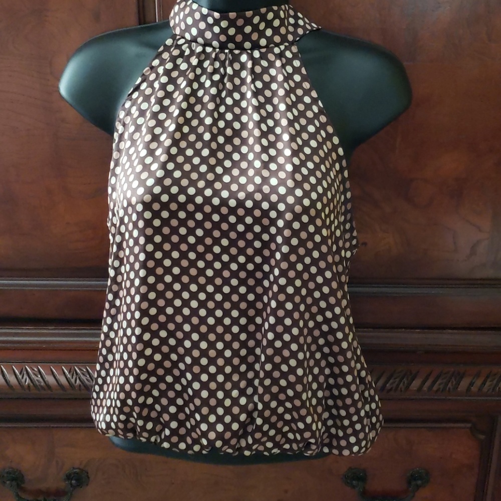 Polka dot blouse